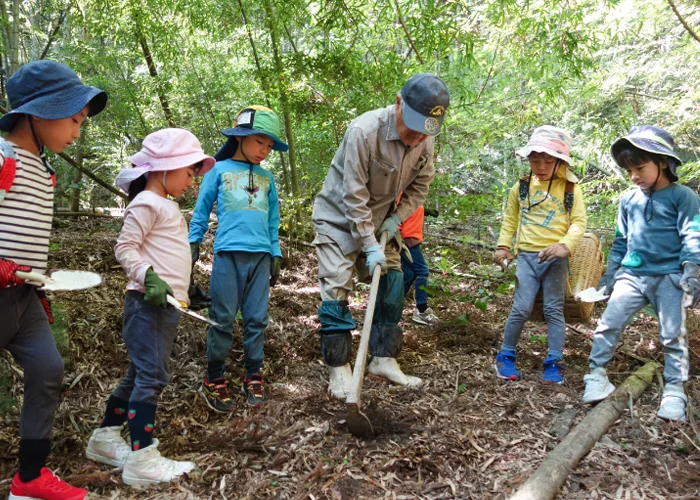 自然を使った活動